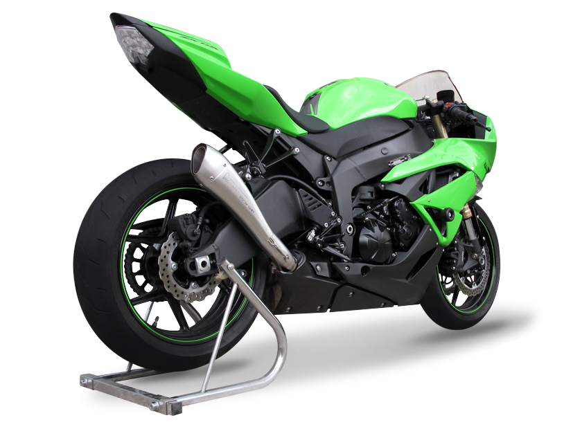 HP CORSE Kawasaki ZX-6R (09/15) Slip-on Exhaust "Hydroform Satin" (EU homologated)