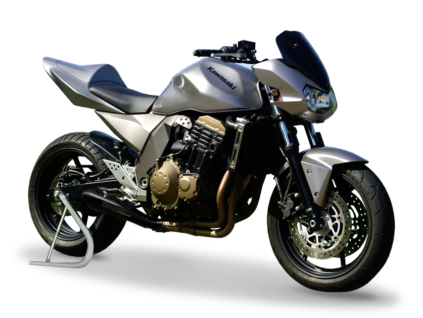 HP CORSE Kawasaki Z750 (04/06) Slip-on Exhaust "Hydroform Black" (EU homologated)