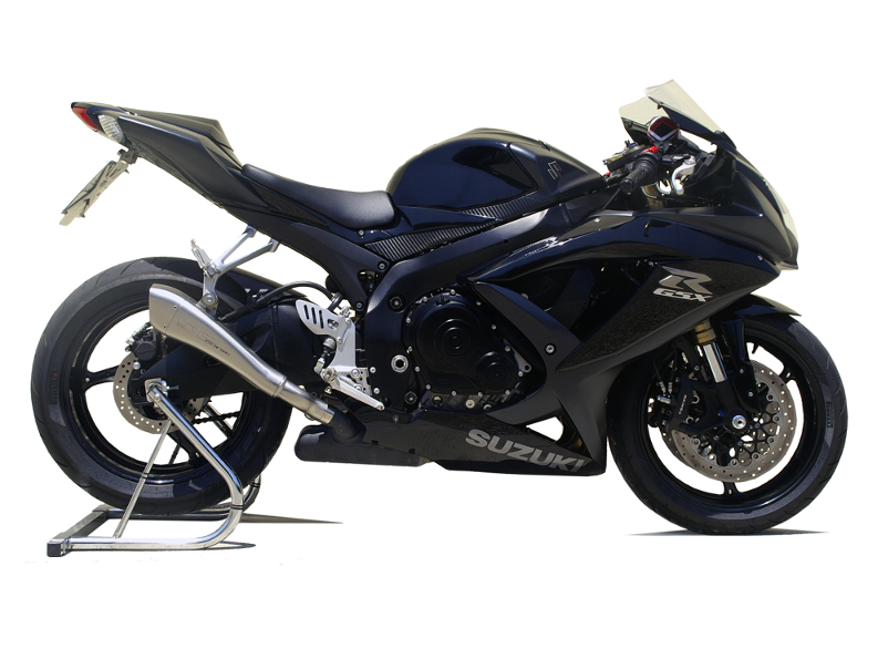 HP CORSE Suzuki GSX-R600 / GSX-R750 (08/10) Slip-on Exhaust "Hydroform Satin" (EU homologated)