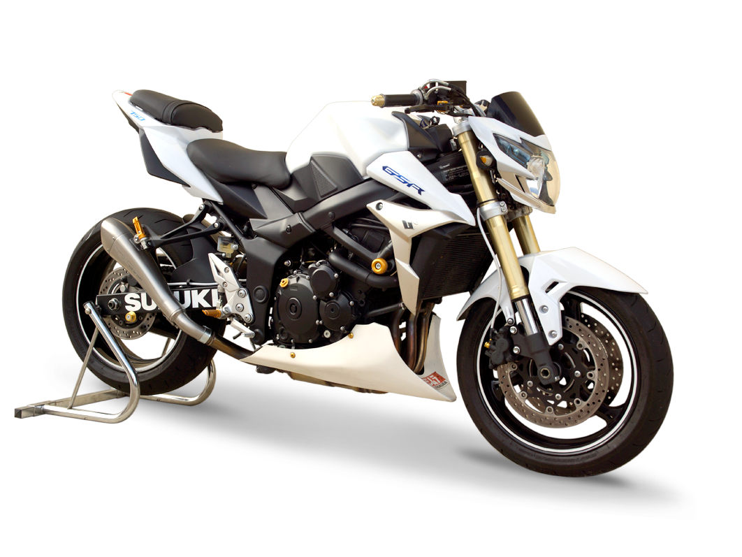 HP CORSE Suzuki GSR750 Slip-on Exhaust "Hydroform Satin" (EU homologated)