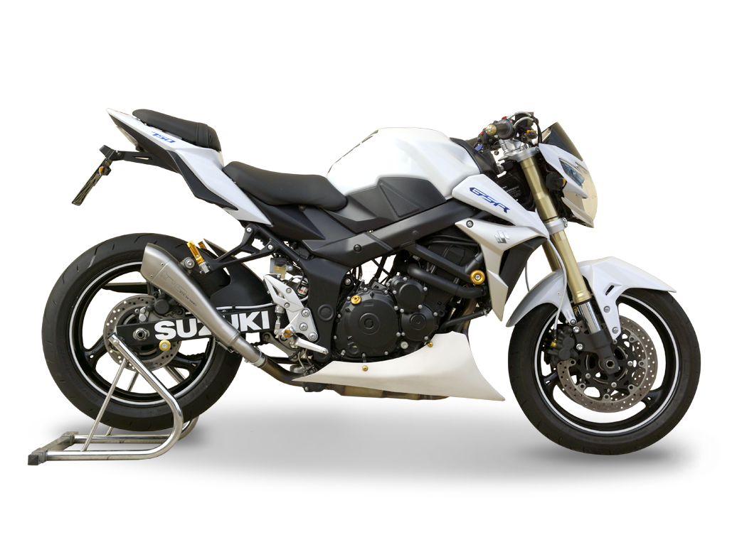 HP CORSE Suzuki GSR750 Slip-on Exhaust "Hydroform Satin" (EU homologated)