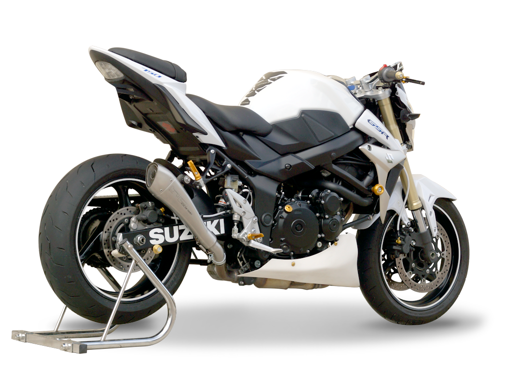 HP CORSE Suzuki GSR750 Slip-on Exhaust "Hydroform Satin" (EU homologated)