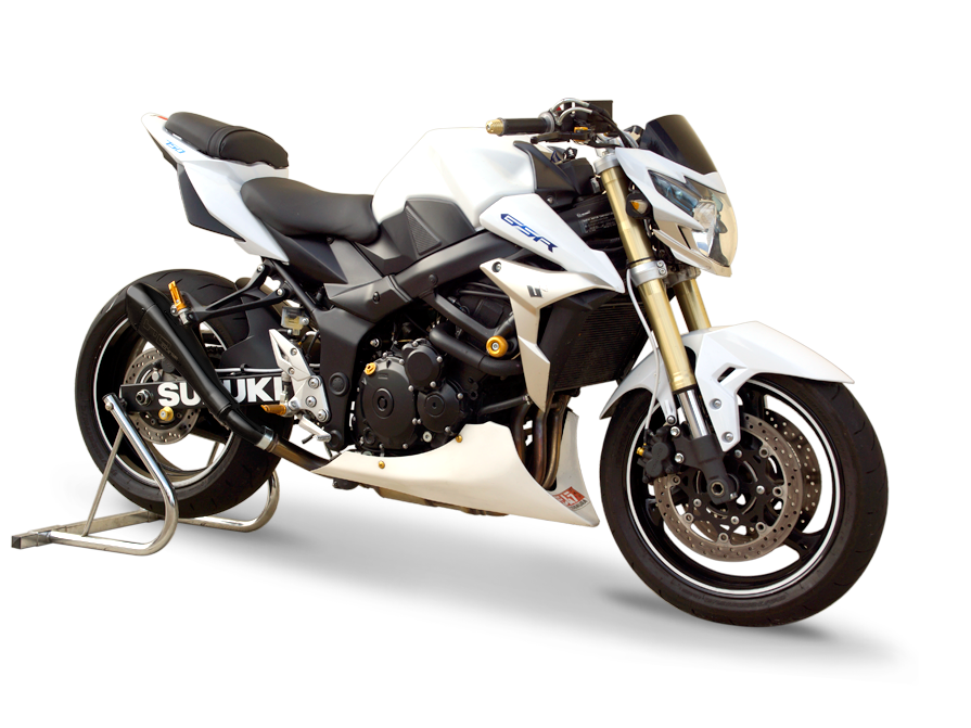 HP CORSE Suzuki GSR750 Slip-on Exhaust "Hydroform Black" (EU homologated)