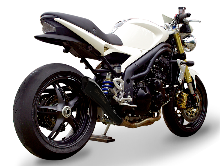 HP CORSE Triumph Speed Triple (05-06) Slip-on Exhaust "Hydroform Ceramic Black" (Homologated)