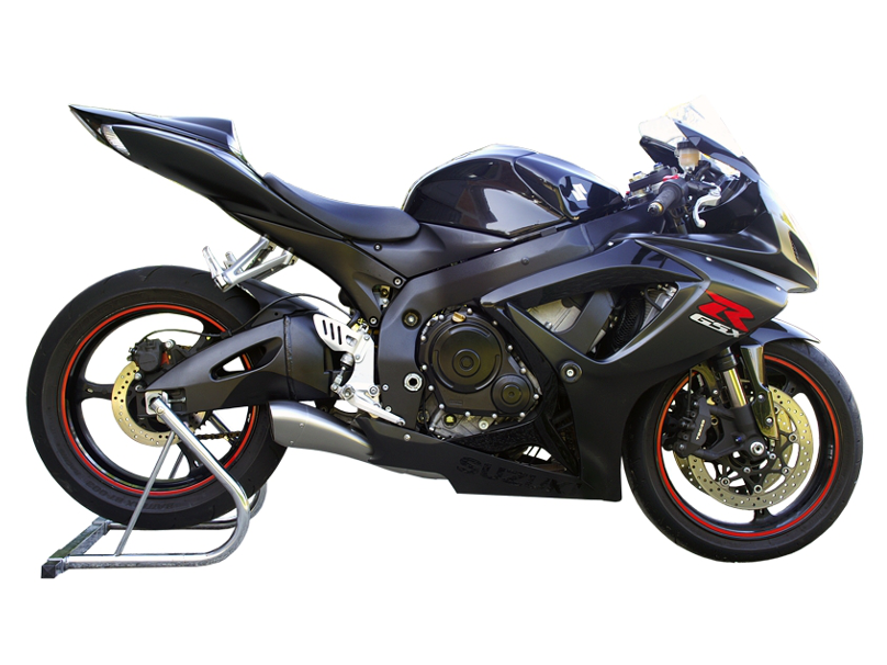 HP CORSE Suzuki GSX-R600 / GSX-R750 (06/07) Slip-on Exhaust "Hydroform Satin" (EU homologated)