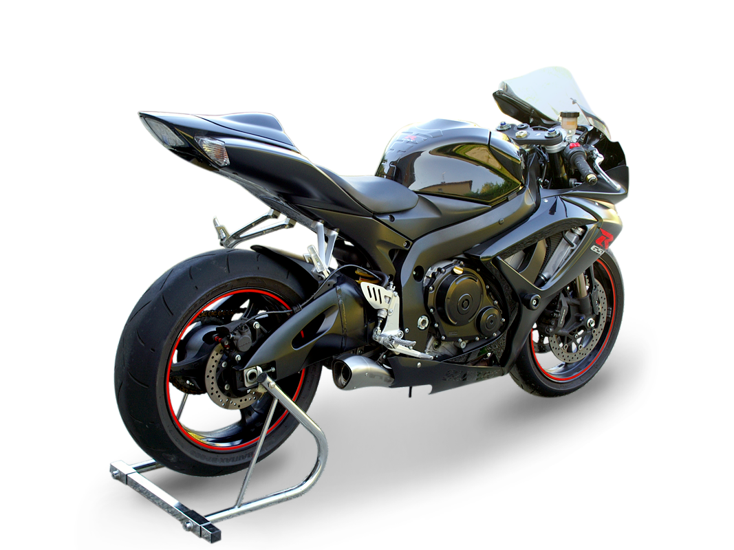 HP CORSE Suzuki GSX-R600 / GSX-R750 (06/07) Slip-on Exhaust "Hydroform Satin" (EU homologated)