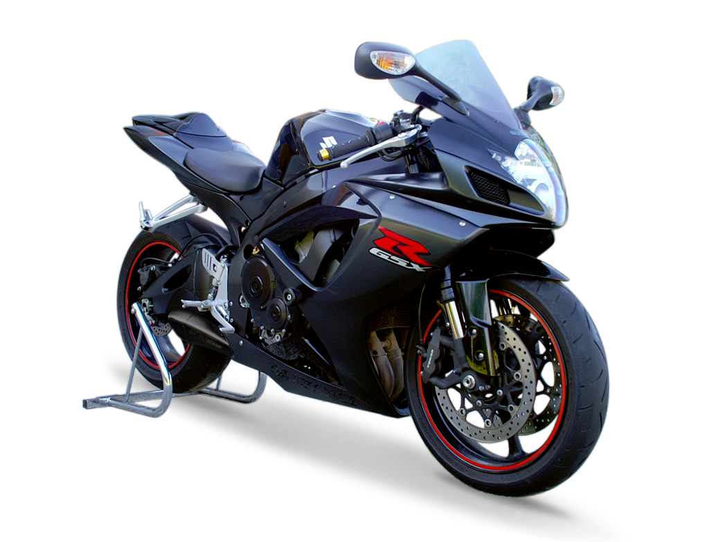 HP CORSE Suzuki GSX-R600 / GSX-R750 (06/07) Slip-on Exhaust "Hydroform Black" (EU homologated)