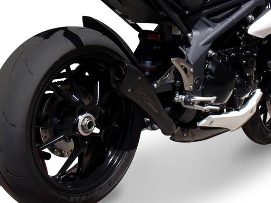 HP CORSE Triumph Speed Triple 1050 (11/15) Slip-on Exhaust "Hydroform Black" (EU homologated)