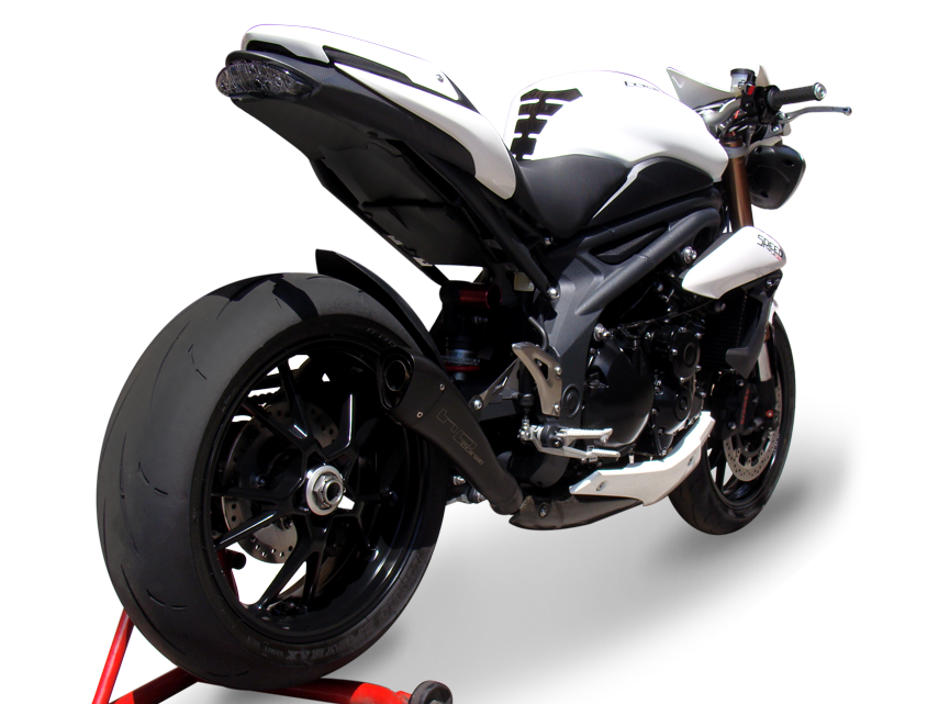 HP CORSE Triumph Speed Triple 1050 (11/15) Slip-on Exhaust "Hydroform Black" (EU homologated)