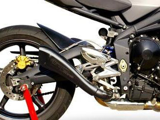 HP CORSE Triumph Street Triple (08/12) Slip-on Exhaust "Hydroform Black" (EU homologated)