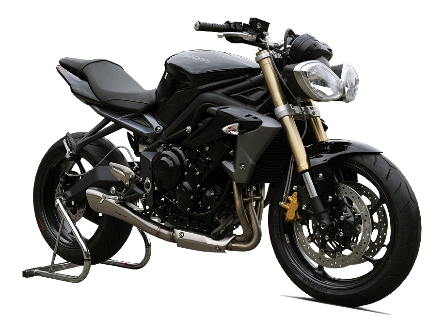 HP CORSE Triumph Street Triple (13/16) Slip-on Exhaust "Hydroform Satin" (EU homologated)