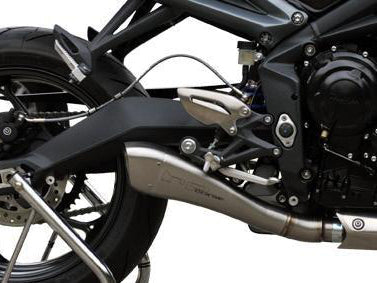 HP CORSE Triumph Street Triple (13/16) Slip-on Exhaust "Hydroform Satin" (EU homologated)