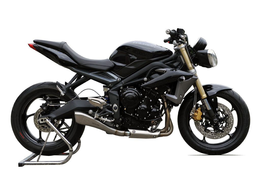 HP CORSE Triumph Street Triple (13/16) Slip-on Exhaust "Hydroform Satin" (EU homologated)