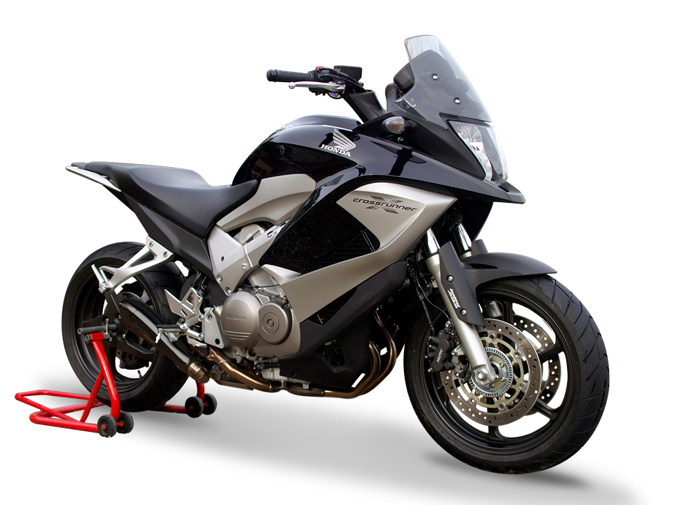 HP CORSE Honda VFR800X Crossrunner (11/14) Slip-on Exhaust "Hydroform Black" (EU homologated)