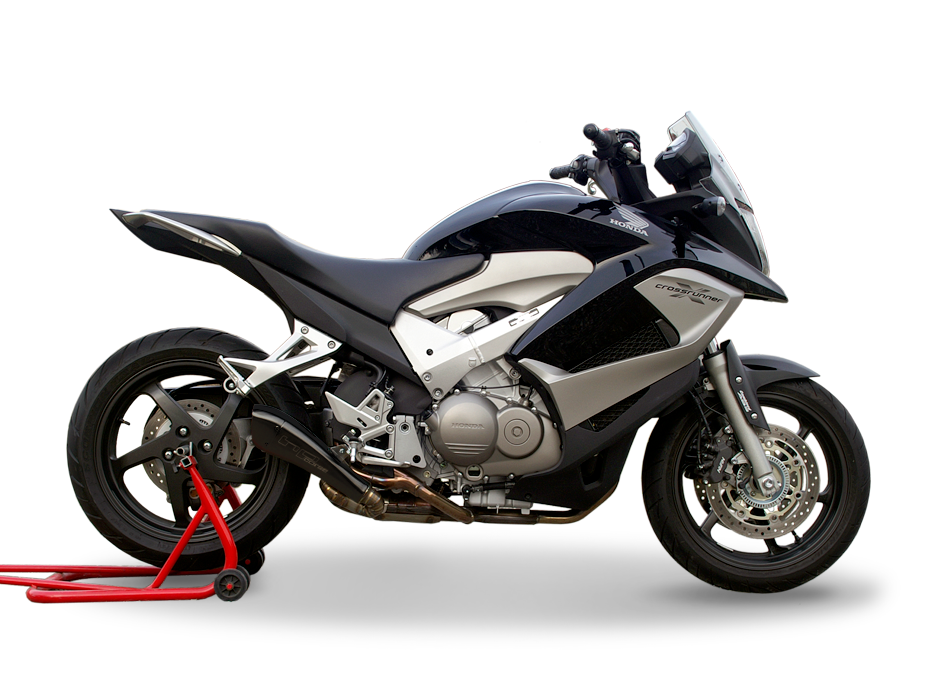 HP CORSE Honda VFR800X Crossrunner (11/14) Slip-on Exhaust "Hydroform Black" (EU homologated)