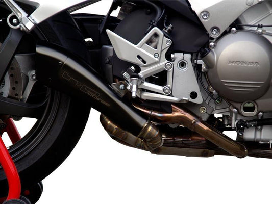 HP CORSE Honda VFR800X Crossrunner (11/14) Slip-on Exhaust "Hydroform Black" (EU homologated)