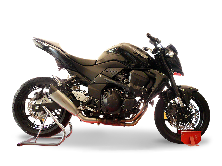 HP CORSE Kawasaki Z750 (07/12) Slip-on Exhaust "Evoxtreme Satin" (racing only)