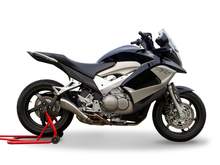 HP CORSE Honda VFR800X Crossrunner (11/14) Slip-on Exhaust "Hydroform Satin" (EU homologated)