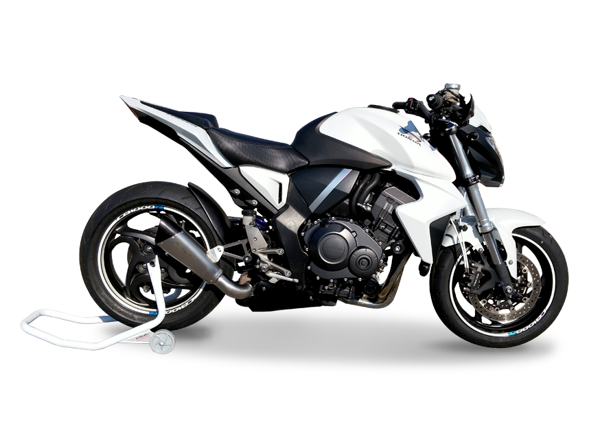 HP CORSE Honda CB1000R Slip-on Exhaust "Evoxtreme Satin Single" (high position)