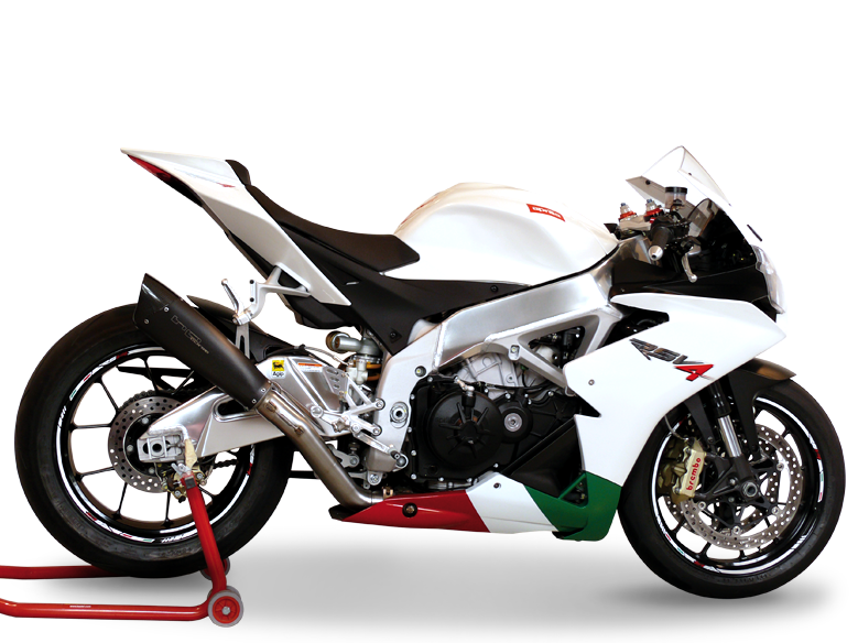 HP CORSE Aprilia RSV4 (09/14) Slip-on Exhaust "Evoxtreme 310 Black" (EU homologated)