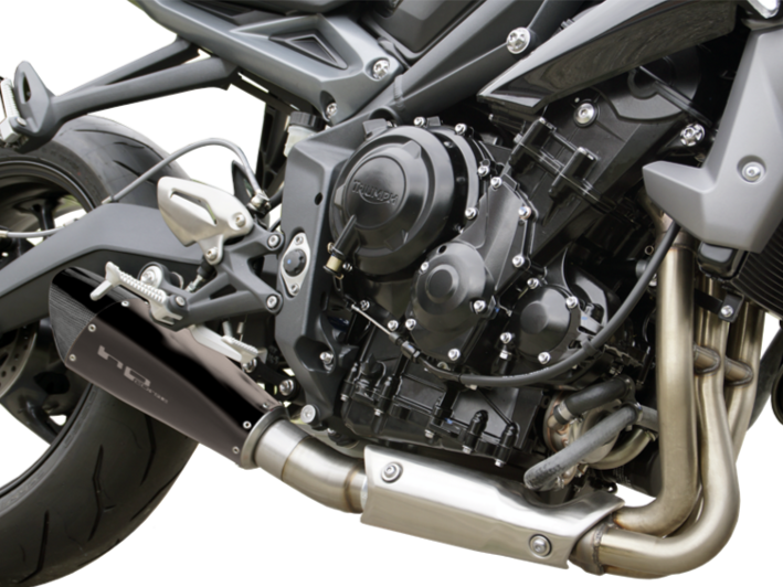 HP CORSE Triumph Street Triple (13/16) Slip-on Exhaust "Evoxtreme Black" (EU homologated)