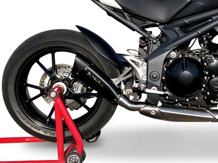 HP CORSE Triumph Speed Triple 1050 (11/15) Slip-on Exhaust "Evoxtreme Black" (EU homologated)