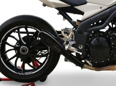 HP CORSE Triumph SPEED TRIPLE 1050 (08/10) Slip-on Exhaust "Hydroform Black" (EU homologated)