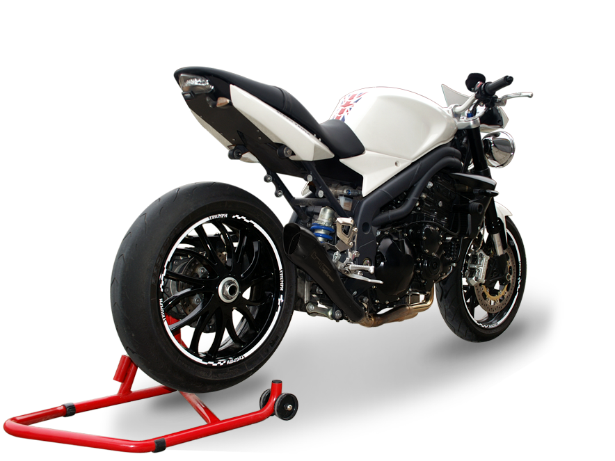 HP CORSE Triumph SPEED TRIPLE 1050 (08/10) Slip-on Exhaust "Hydroform Black" (EU homologated)