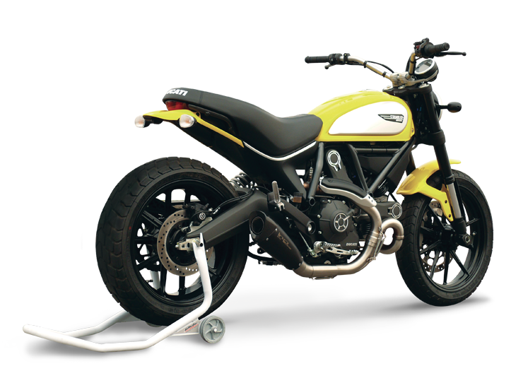 HP CORSE Ducati Scrambler 800 Slip-on Exhaust "Evoxtreme 260 Black" (EU homologated)