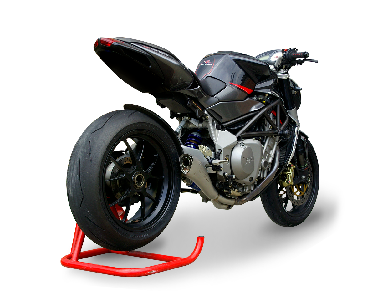 HP CORSE MV Agusta Brutale 910/750 Slip-on Exhaust "Hydroform Satin" (EU homologated)