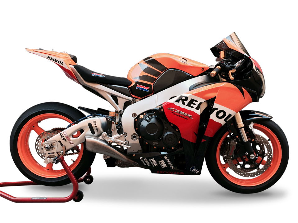 HP CORSE Honda CBR1000RR (08/13) Slip-on Exhaust "Hydroform Satin" (EU homologated)