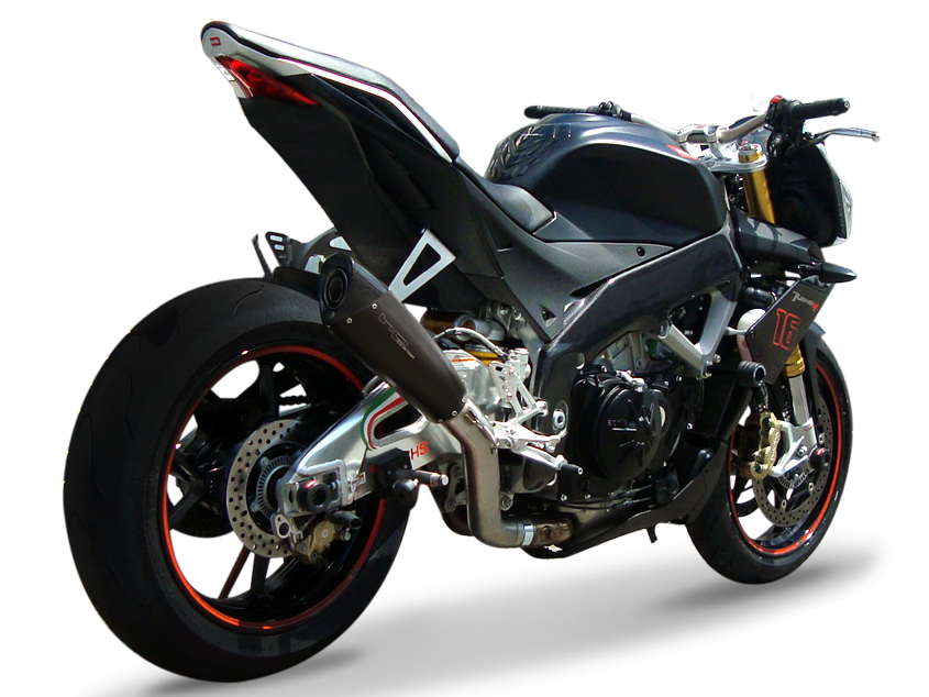 HP CORSE Aprilia Tuono V4 (11/14) Slip-on Exhaust "Evoxtreme 310 Black" (EU homologated)