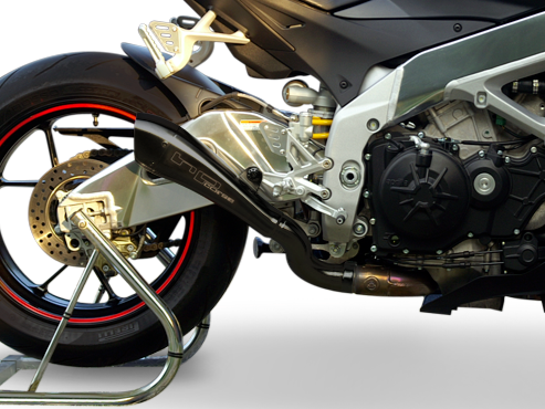 HP CORSE Aprilia Tuono V4 (11/14) Slip-on Exhaust "Hydroform Black" (EU homologated)