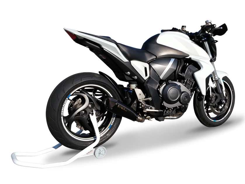 HP CORSE Honda CB1000R Slip-on Exhaust "Evoxtreme Black Single" (low position)