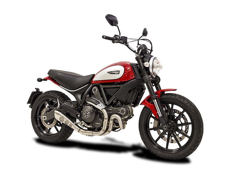 HP CORSE Ducati Scrambler 800 Slip-on Exhaust "Hydroform Satin" (EU homologated)