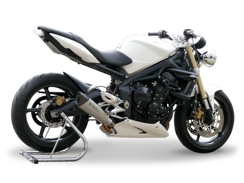 HP CORSE Triumph Street Triple (08/12) Slip-on Exhaust "Evoxtreme Satin" (EU homologated)