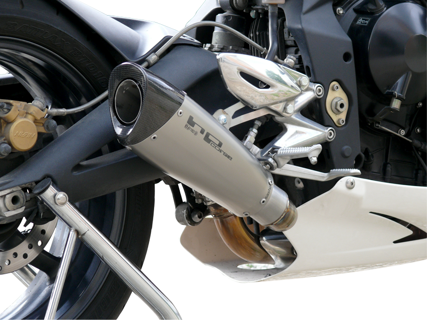 HP CORSE Triumph Street Triple (08/12) Slip-on Exhaust "Evoxtreme Satin" (EU homologated)