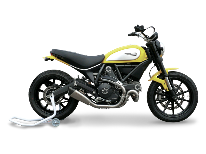 HP CORSE Ducati Scrambler 800 Slip-on Exhaust "Evoxtreme 260 Satin" (EU homologated)