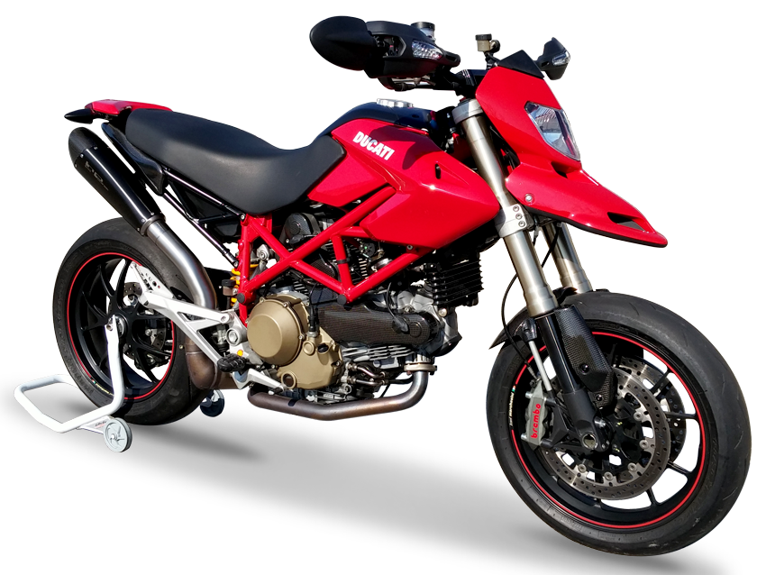 HP CORSE Ducati Hypermotard 1100 Slip-on Exhaust "Evoxtreme 310 Black" (EU homologated)