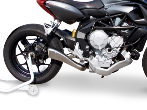 HP CORSE MV Agusta Rivale 800 Slip-on Exhaust "Hydroform Satin" (EU homologated)