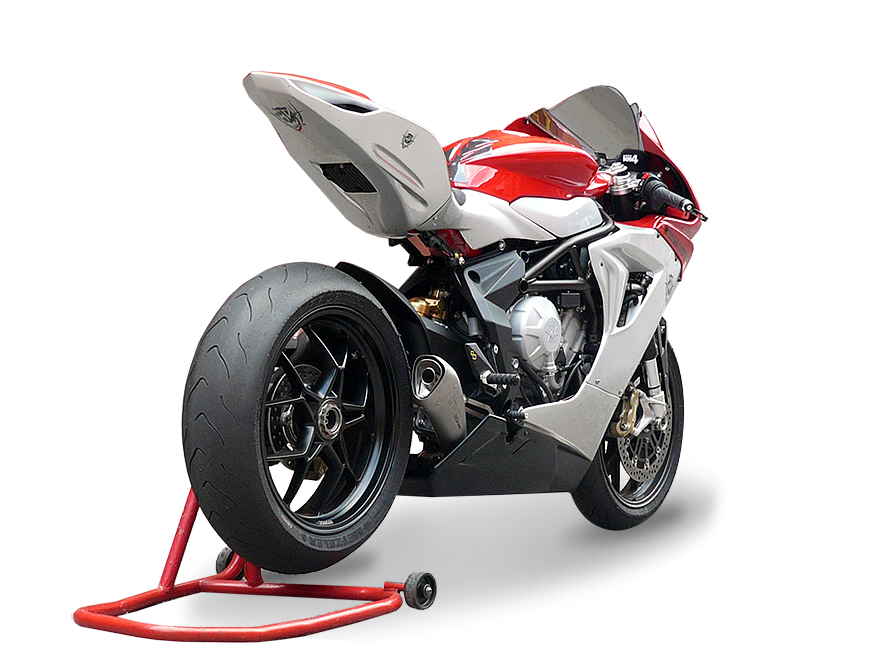 HP CORSE MV Agusta F3 Slip-on Exhaust "Hydroform Satin" (EU homologated)