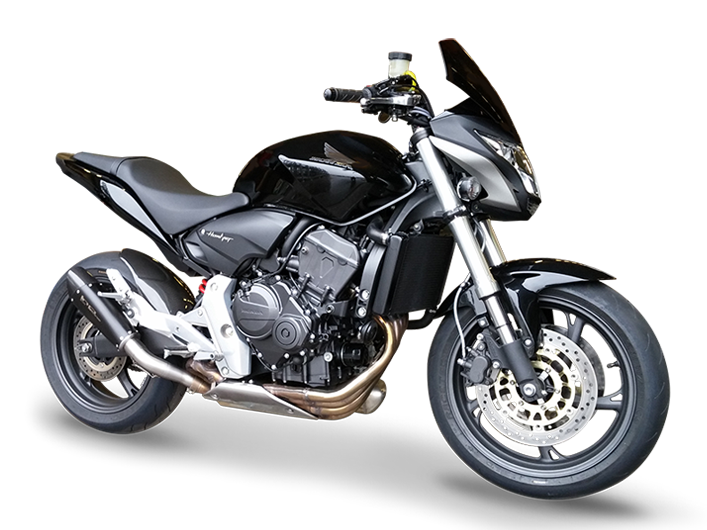 HP CORSE Honda CB600F Hornet (07/13) Slip-on Exhaust "Evoxtreme Black" (EU homologated)