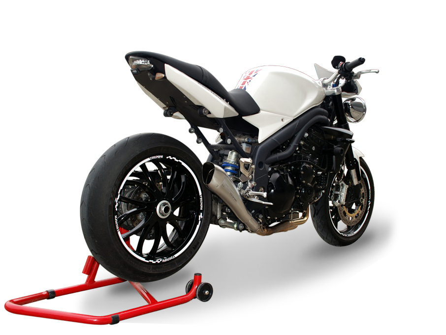 HP CORSE Triumph Speed Triple 1050 (08/10) Slip-on Exhaust "Hydroform Satin" (EU homologated)