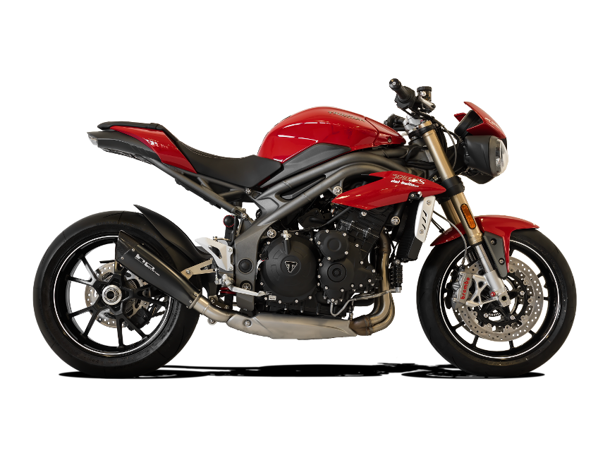 HP CORSE Triumph Speed Triple (16/17) Slip-on Exhaust "Evoxtreme Black" (racing)