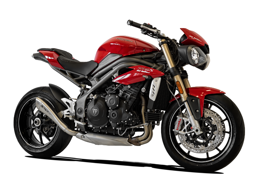 HP CORSE Triumph Speed Triple (16/17) Slip-on Exhaust "Hydroform Satin" (racing)