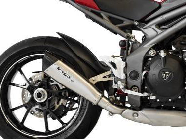 HP CORSE Triumph Speed Triple (16/17) Slip-on Exhaust "Evoxtreme Satin" (racing)