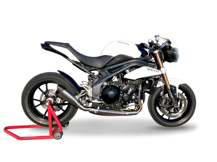 HP CORSE Triumph Speed Triple 1050 (11/15) Slip-on Exhaust "Evoxtreme Satin" (EU homologated)