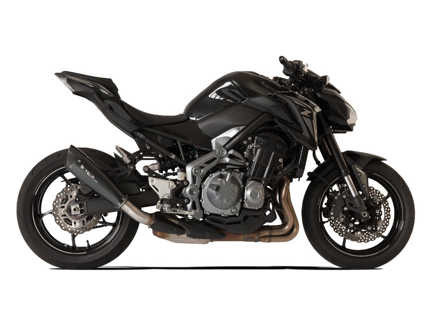 HP CORSE Kawasaki Z900 (17/19) Slip-on Exhaust "Evoxtreme Black" (EU homologated)