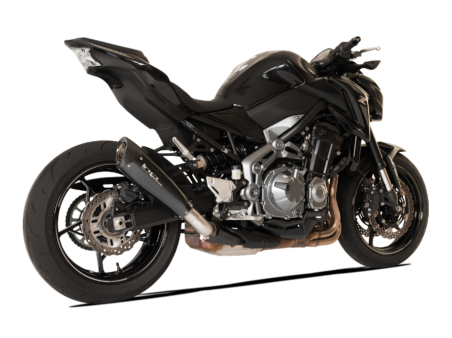 HP CORSE Kawasaki Z900 (17/19) Slip-on Exhaust "Evoxtreme Black" (EU homologated)