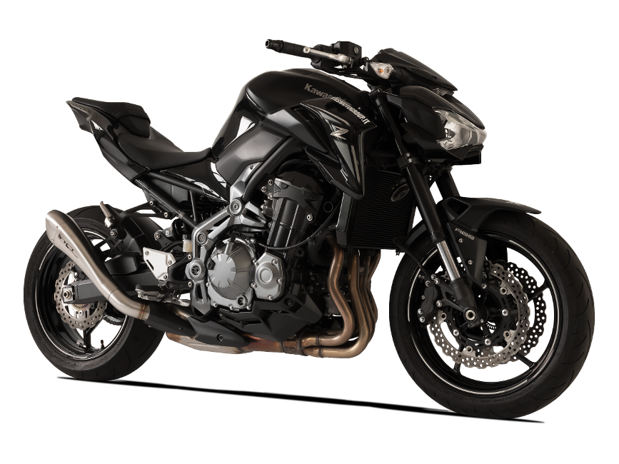 HP CORSE Kawasaki Z900 (17/19) Slip-on Exhaust "Hydroform Satin" (EU homologated)